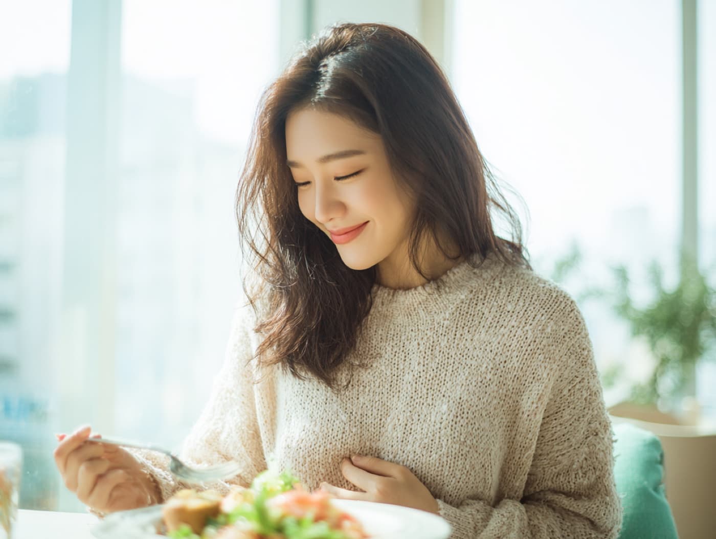 가볍고 만족스러운 식사 — 식욕 억제와 포만감